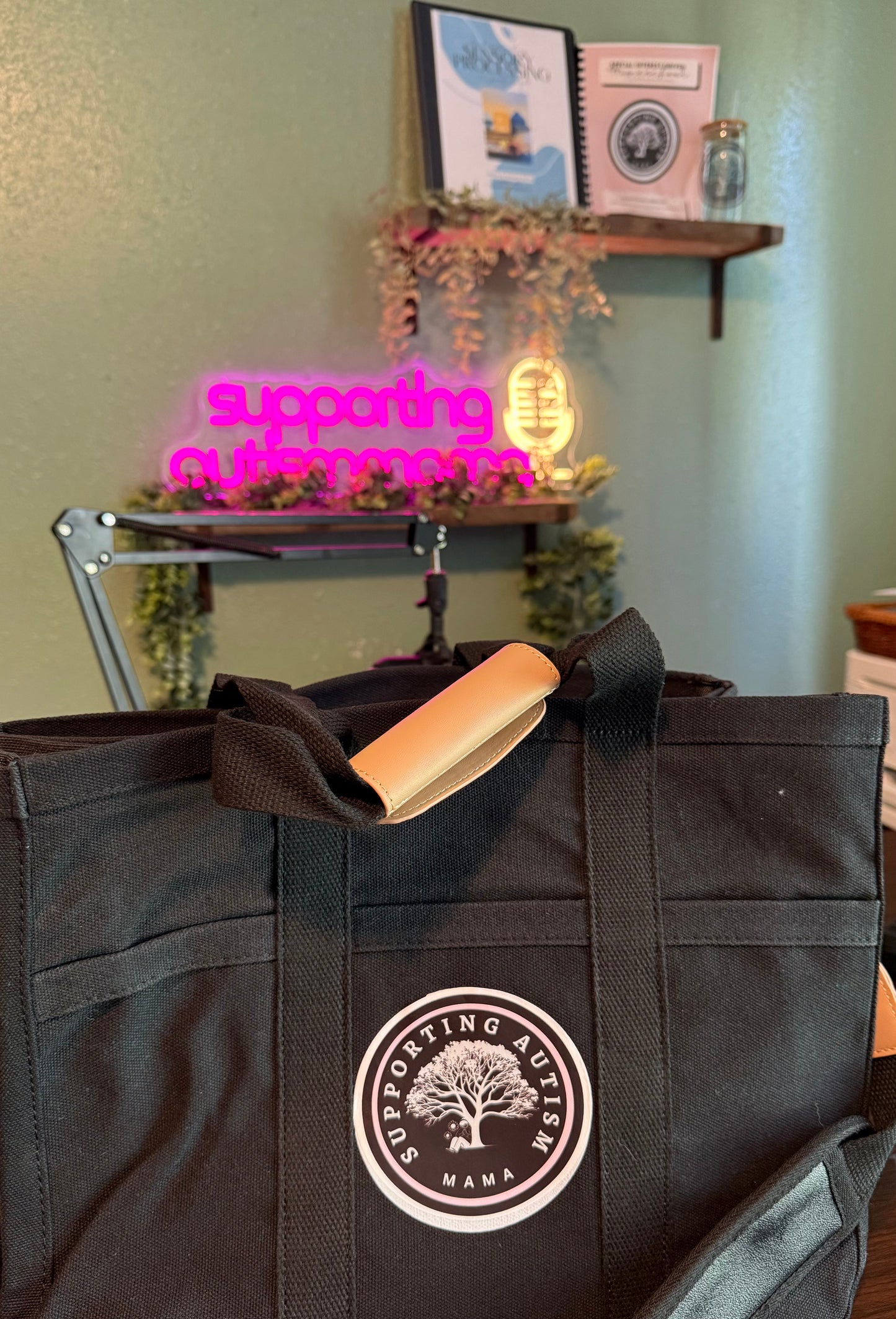 Supporting Autism Mama Homeschooling Bag